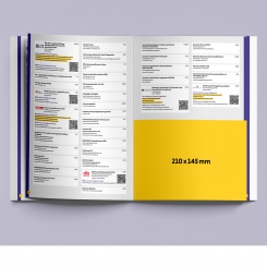 Anzeige im Messekatalog, 1/2 Seite 