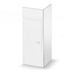 Kabine 1m² für megawall 