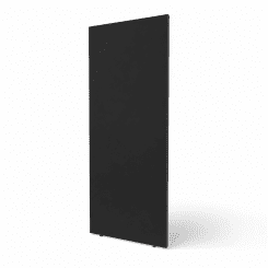 MW Wandelement Panel, schwarz, 100 x 250 cm 
