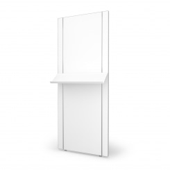 Regalbord Blech schräg, für megawall, Tiefe: 30 cm 
