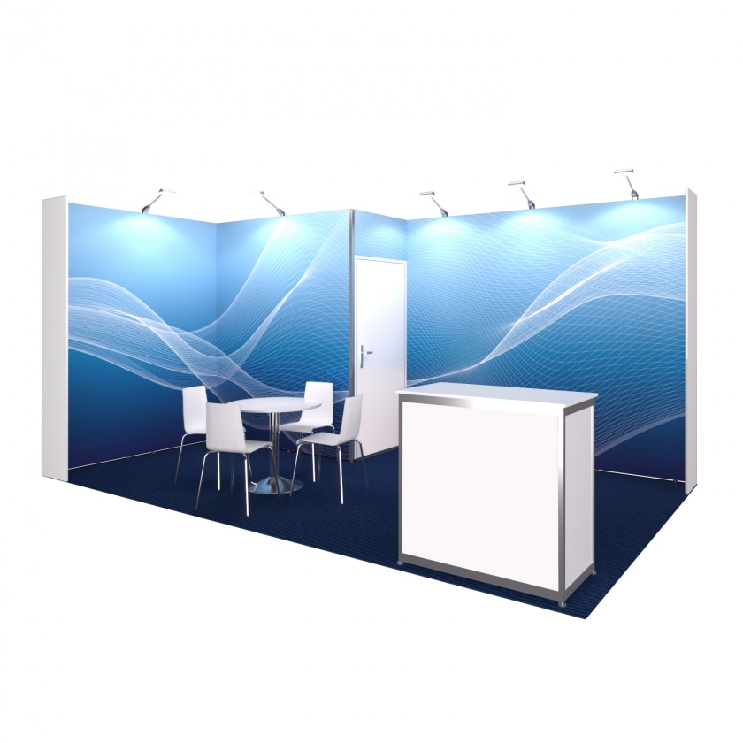 mystand Konfigurator | Systemstand Premium RIPS - azur